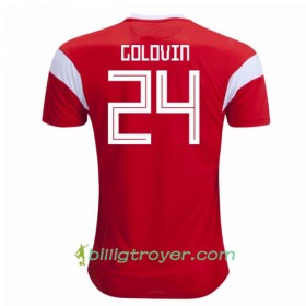 Billige Fotballdrakter Russland Golovin 24 VM 2018 Hjemmedraktsett